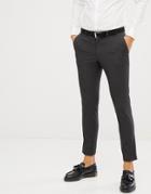 Burton Menswear Skinny Fit Suit Pants In Charcoal - Gray