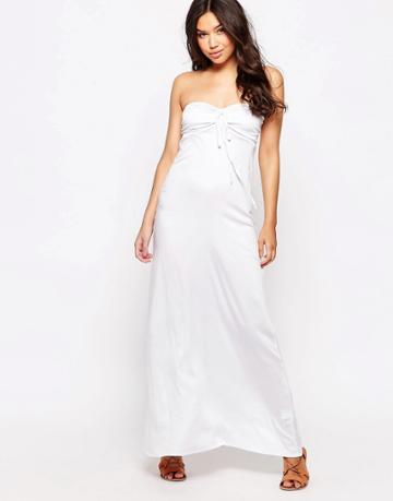 Phax Bandeau Beach Maxi Dress - 100 Blanco