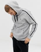 Hollister Side Taping Seagull Logo Hoodie In Gray Marl - Gray