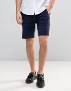 Bellfield Shorts In Waffle Texture - Navy