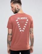 Asos T-shirt With States Back Print - Red