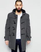 Gloverall Long Duffle Coat - Gray