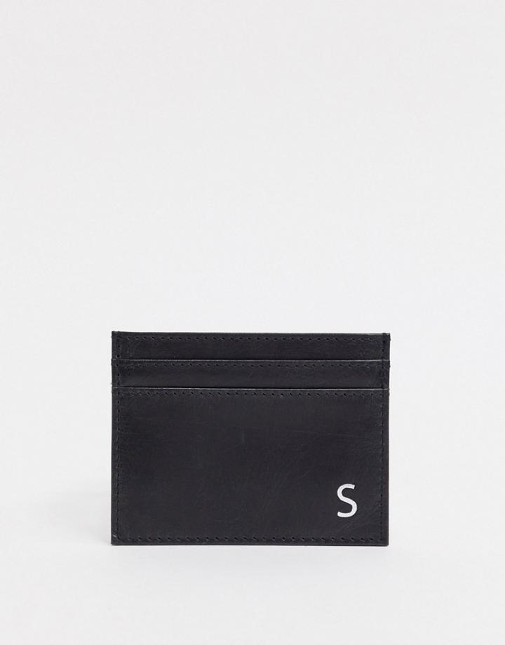 Peter Werth S Leather Card Holder-black