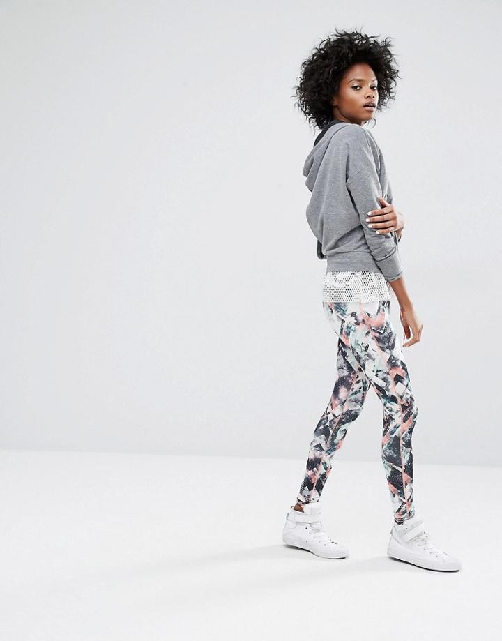 Noisy May Kicks Back Printed Leggings - Multi