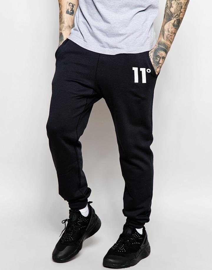 11 Degrees Skinny Joggers - Black