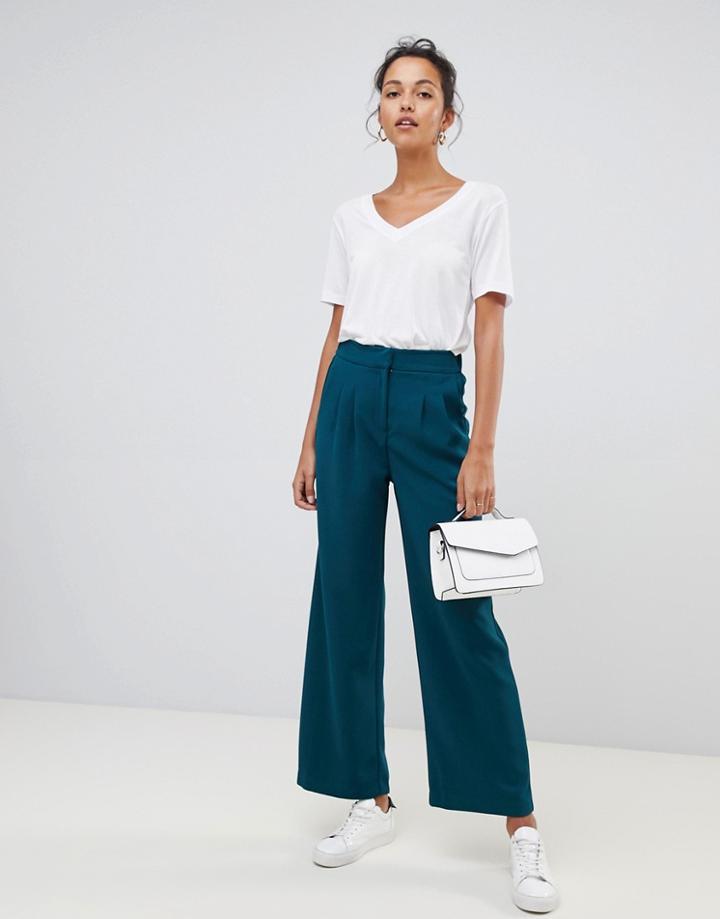 Suncoo Wide Leg Pants - Green