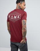 Friend Or Faux Limitless Back Print T-shirt - Red