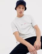 Parlez Kiku 2 T-shirt With Embroidered Chest Logo In Gray - Gray