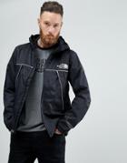 The North Face 1990 Mountain Quest Hooded Waterproof Jacket In Black - Black