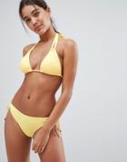 Dorina Yellow Crochet Bikini Bottom - Yellow