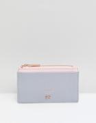 Ted Baker Two Tone Card Holder - Gray
