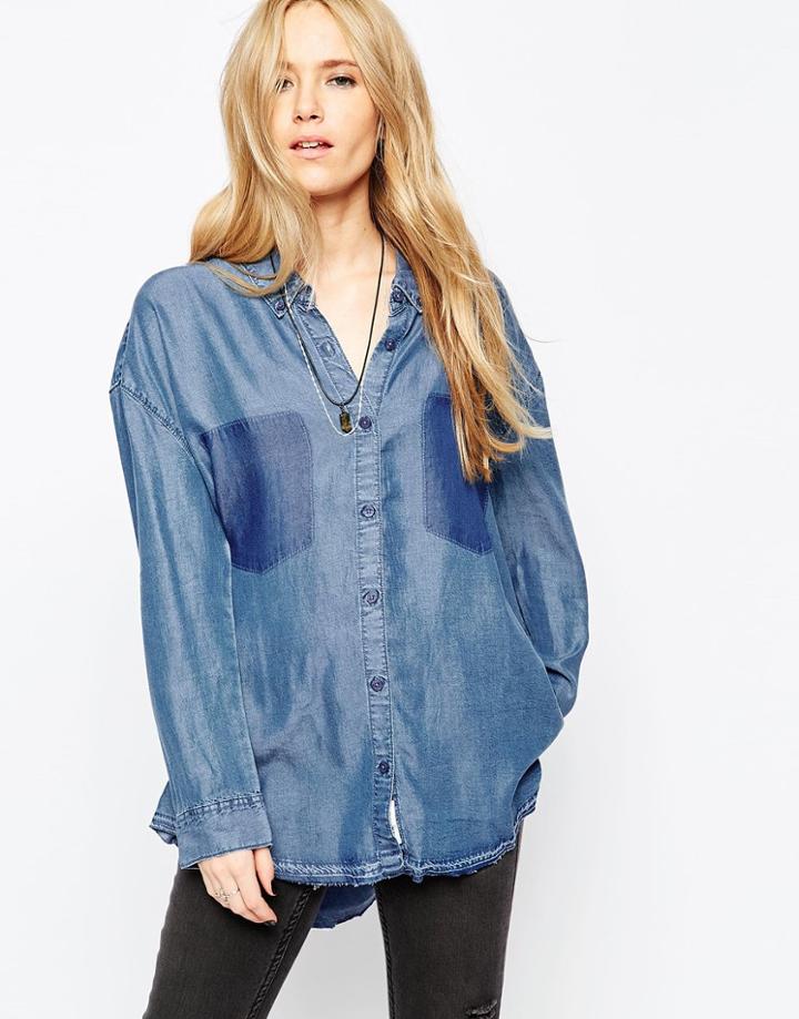 Cheap Monday Free Shirt - Luv Blue