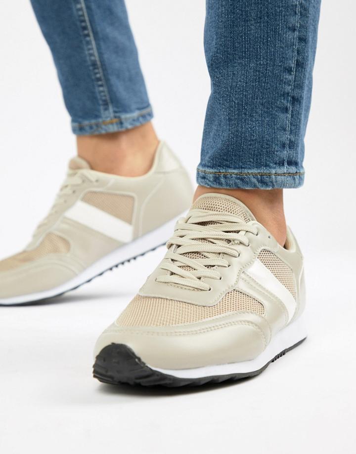 Kg By Kurt Geiger Stripe Sneakers - Gray