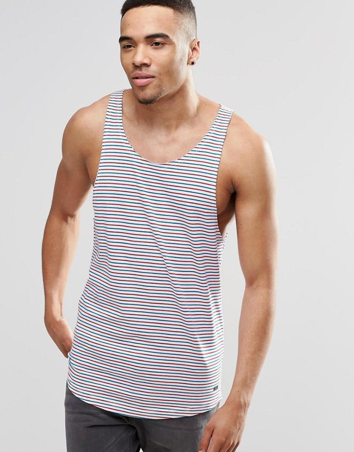 Jack & Jones Stripe Tank - Red