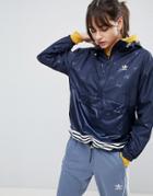 Adidas Originals Adicolor Windbreaker Jacket In Navy - Navy