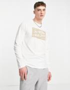 The North Face Image Ideals Long Sleeve T-shirt In White