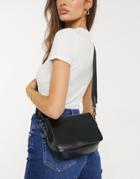 Claudia Canova Crossbody Bag With Webbing Strap In Black