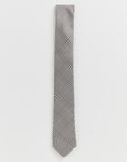 Harry Brown Prince Of Wales Check Tie - Gray