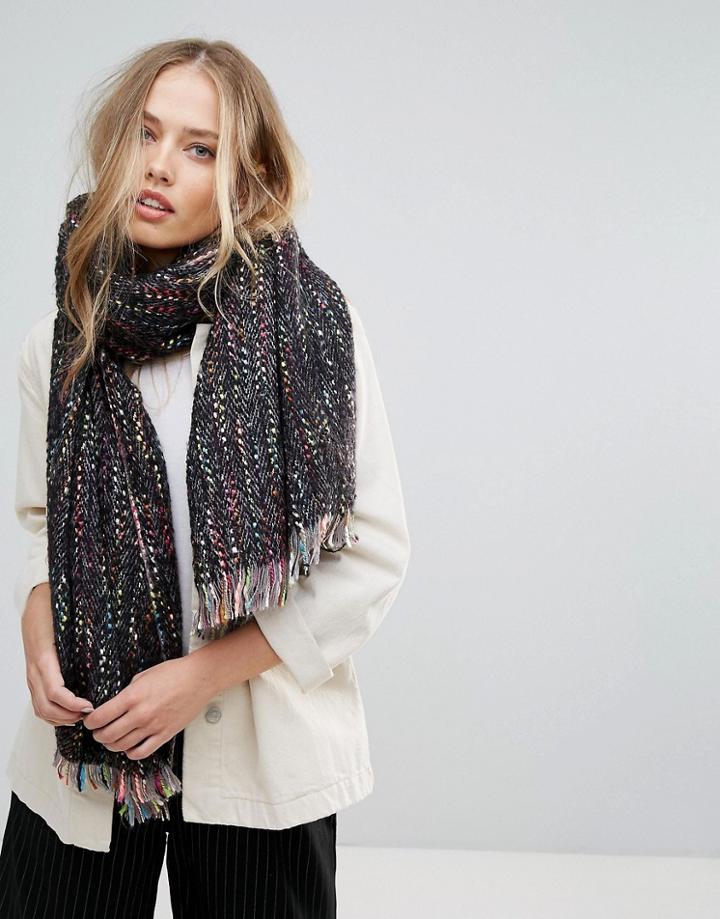 Yumi Knit Pebbled Color Scarf - Multi