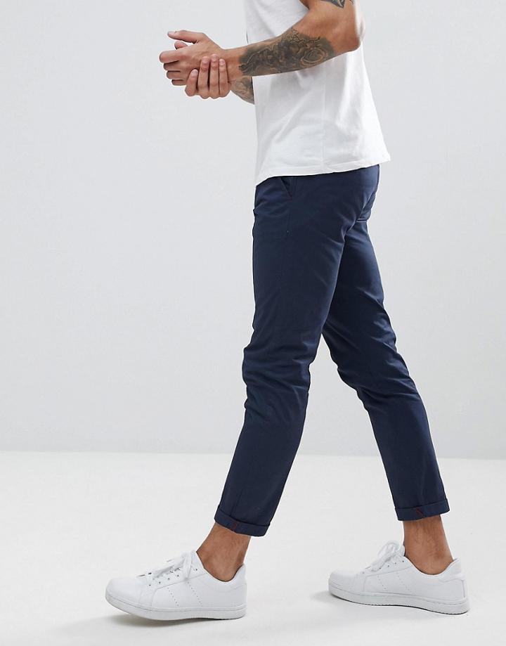 Solid Chino In Navy - Navy