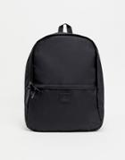 Asos Unrvlld Supply Backpack In Black With Branded Patch