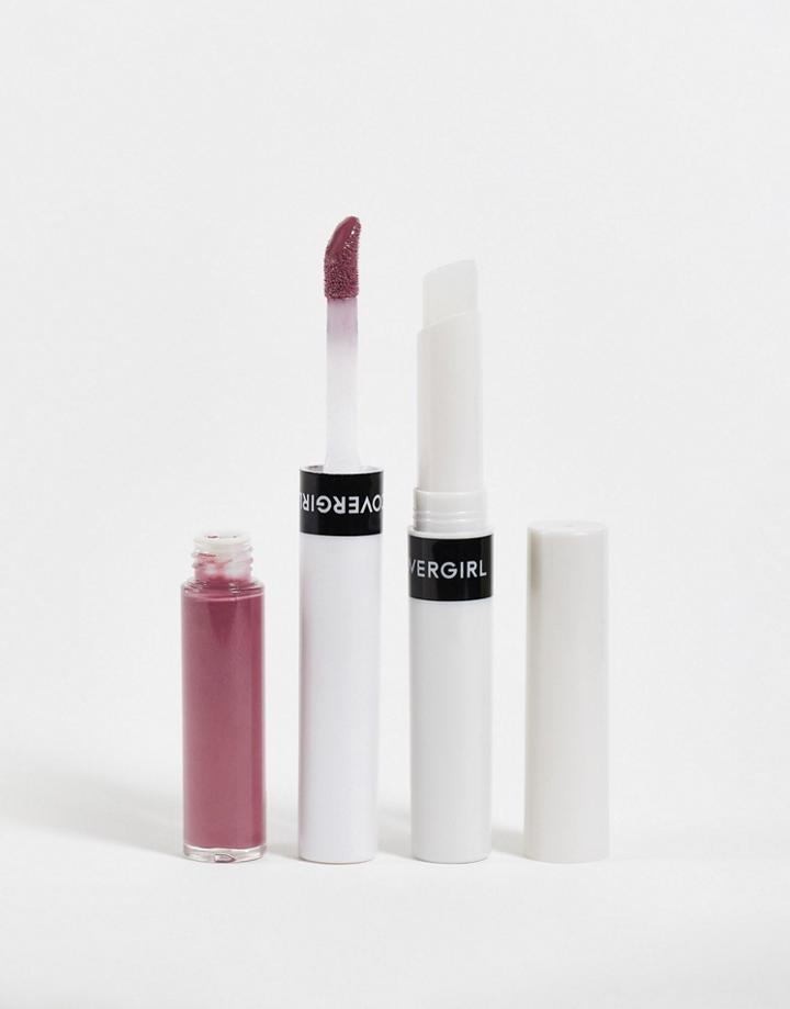 Covergirl Outlast All-day Lip Color With Topcoat In Silvered Grape-purple