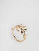 Asos Leaf Thumb Ring - Gold