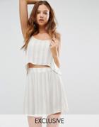 Akasa Double Layer Stripe Beach Dress - Multi