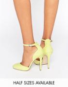 Asos Playwright High Heels - Pale Yellow