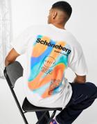 Topman Oversized Fit T-shirt With Shoneberg Print In White