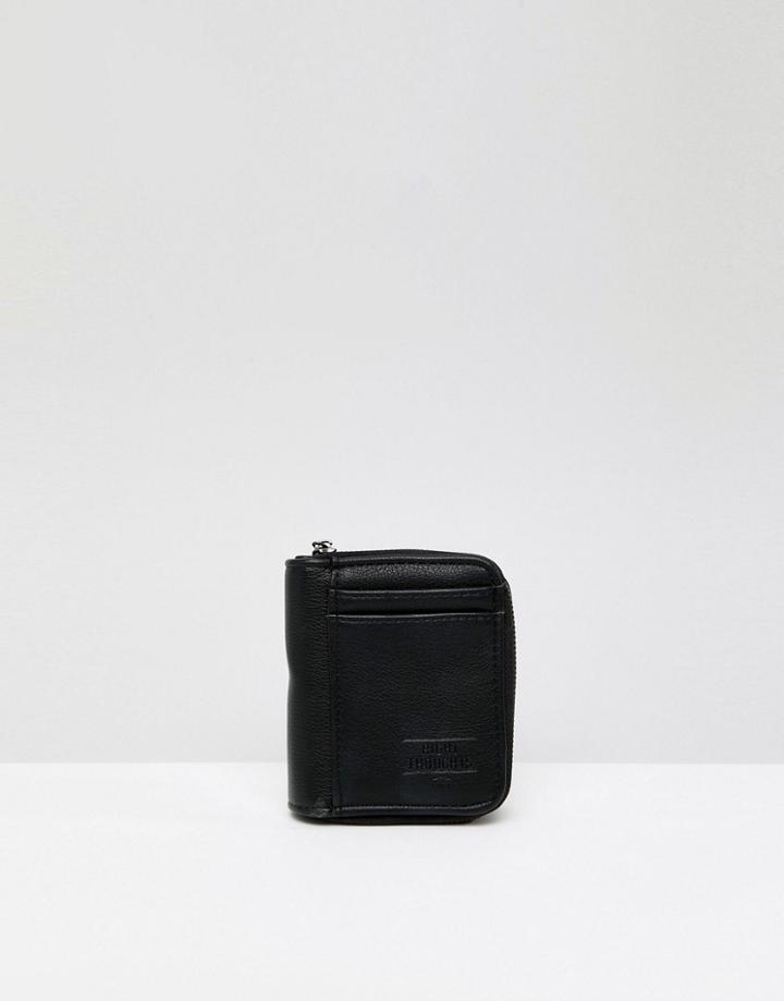 Bershka Wallet In Black - Black
