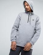 Adidas Originals Shadow Tones Overhead Jacket In Gray Ce7107 - Gray