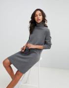 Boss Casual Sweater Dress - Gray