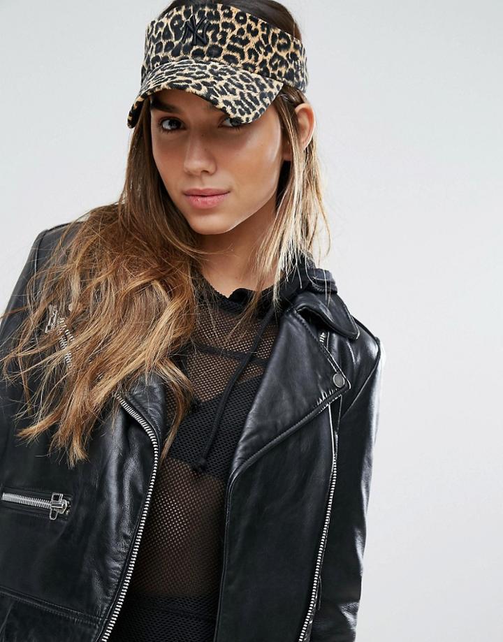 New Era Exclusive Visor In Leopard Print - Multi
