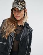 New Era Exclusive Visor In Leopard Print - Multi