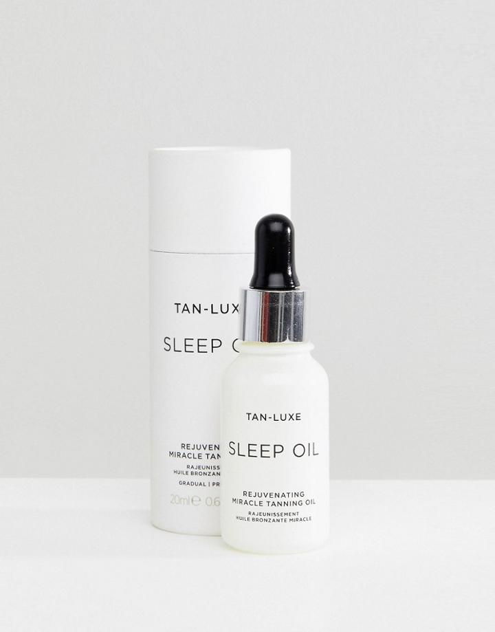 Tan Luxe Sleep Oil Rejuvenating Gradual Miracle Tanning Oil 20ml - Clear
