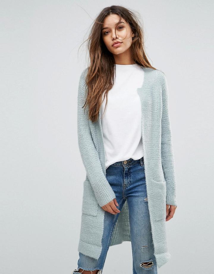 Jdy Jaco Long Cardigan - Gray