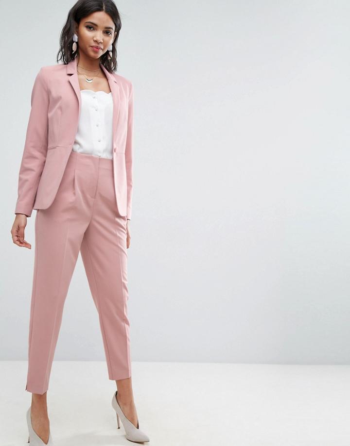 Asos Mix & Match Highwaist Cigarette Pant - Pink