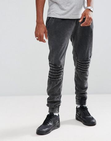 Brooklyns Own Bikers Joggers In Black - Black