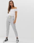 Pull & Bear Pacific Linen Striped Pants - Blue