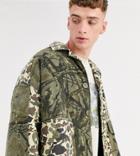 Reclaimed Vintage Multi Cut And Sew Camo Jacket-green