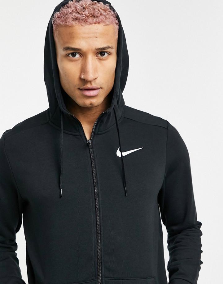 Nike Training Dri-fit Fleece Hoodie In Black