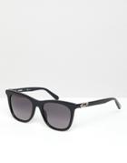 Love Moschino Square Sunglasses In Black - Black