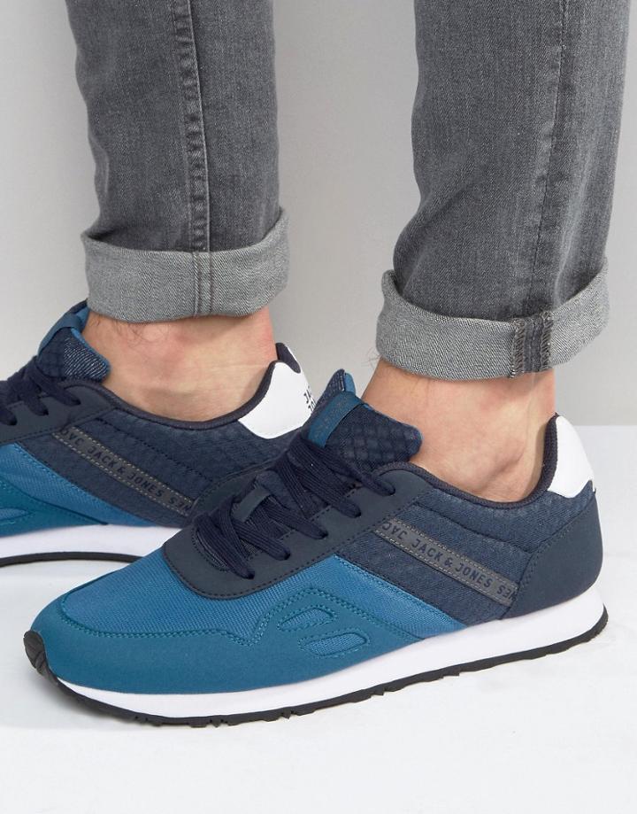 Jack & Jones Lafayette Block Mesh Sneakers - Brown