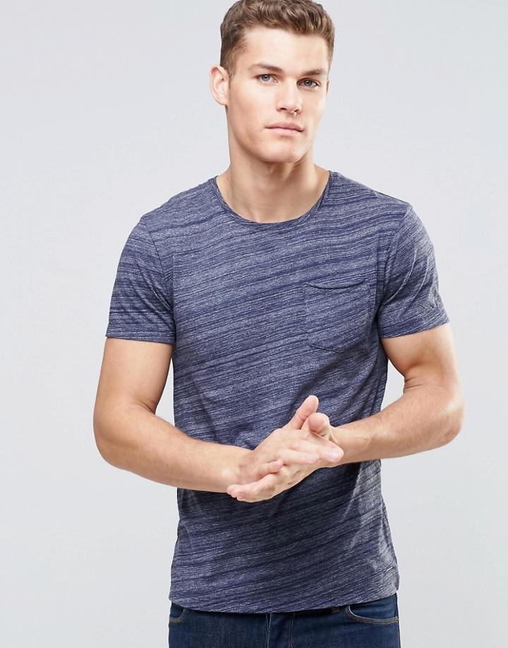Esprit Space Dye T-shirt - Navy
