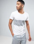 Casual Friday T-shirt With Panel Print - White