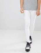 11 Degrees Super Skinny Jeans In White - White