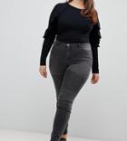 Junarose Biker Jeans - Gray
