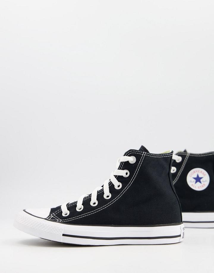 Converse Chuck Taylor All Star Hi Canvas Sneakers In Black
