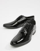 Kg By Kurt Geiger Patent Oxford Lace Up Shoes - Black